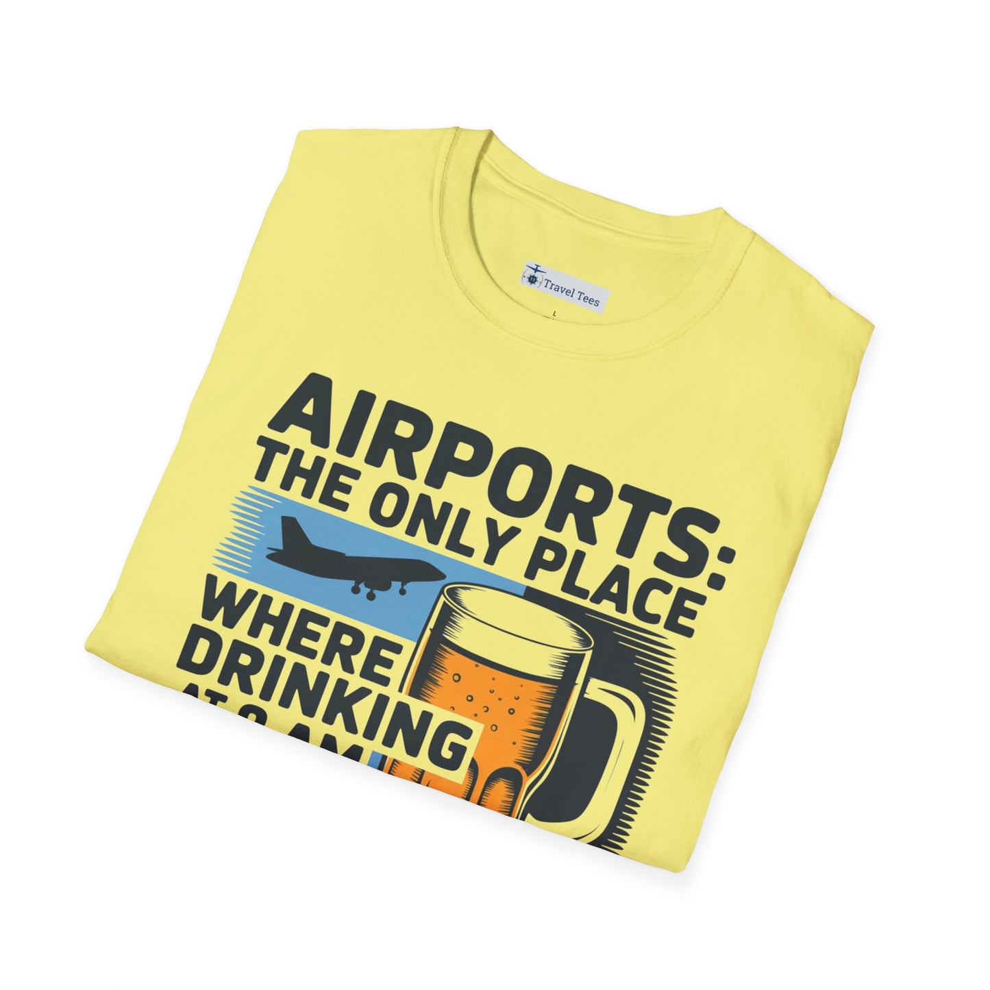 Airports: 8 AM Happy Hour Tee