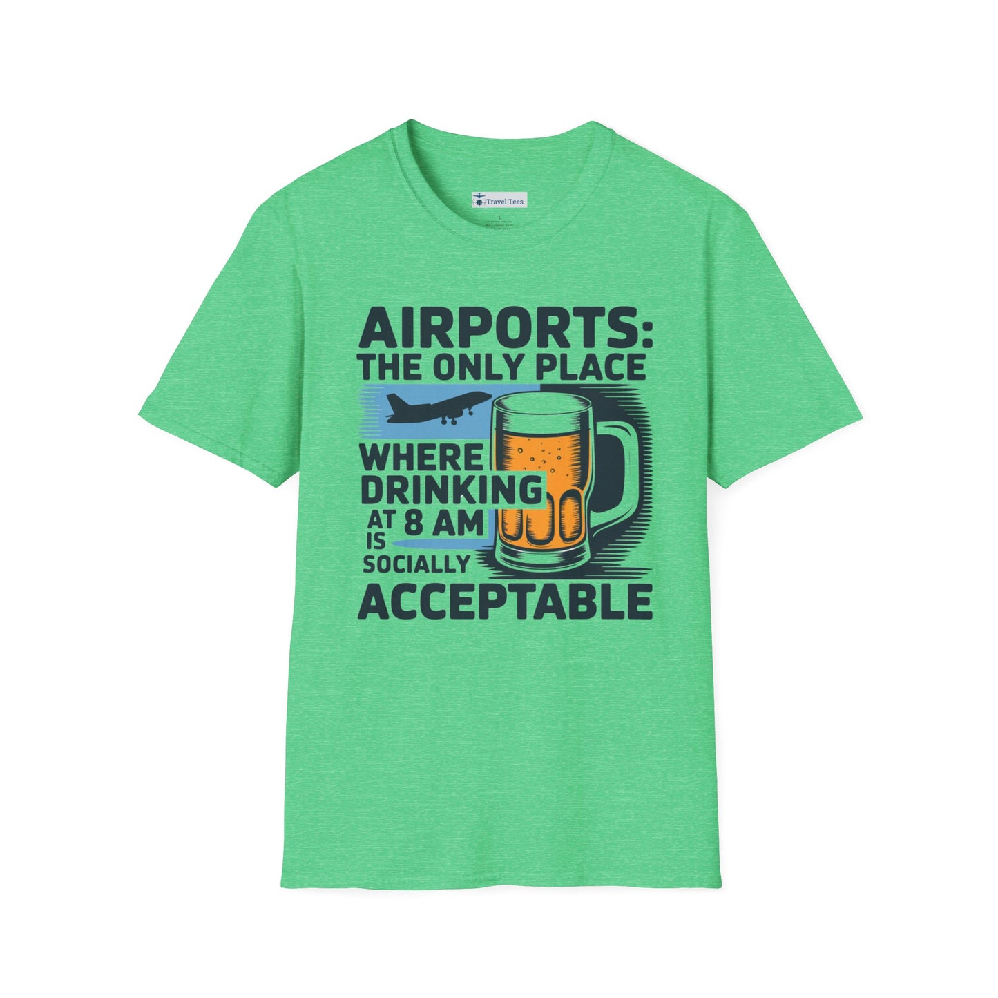 Airports: 8 AM Happy Hour Tee