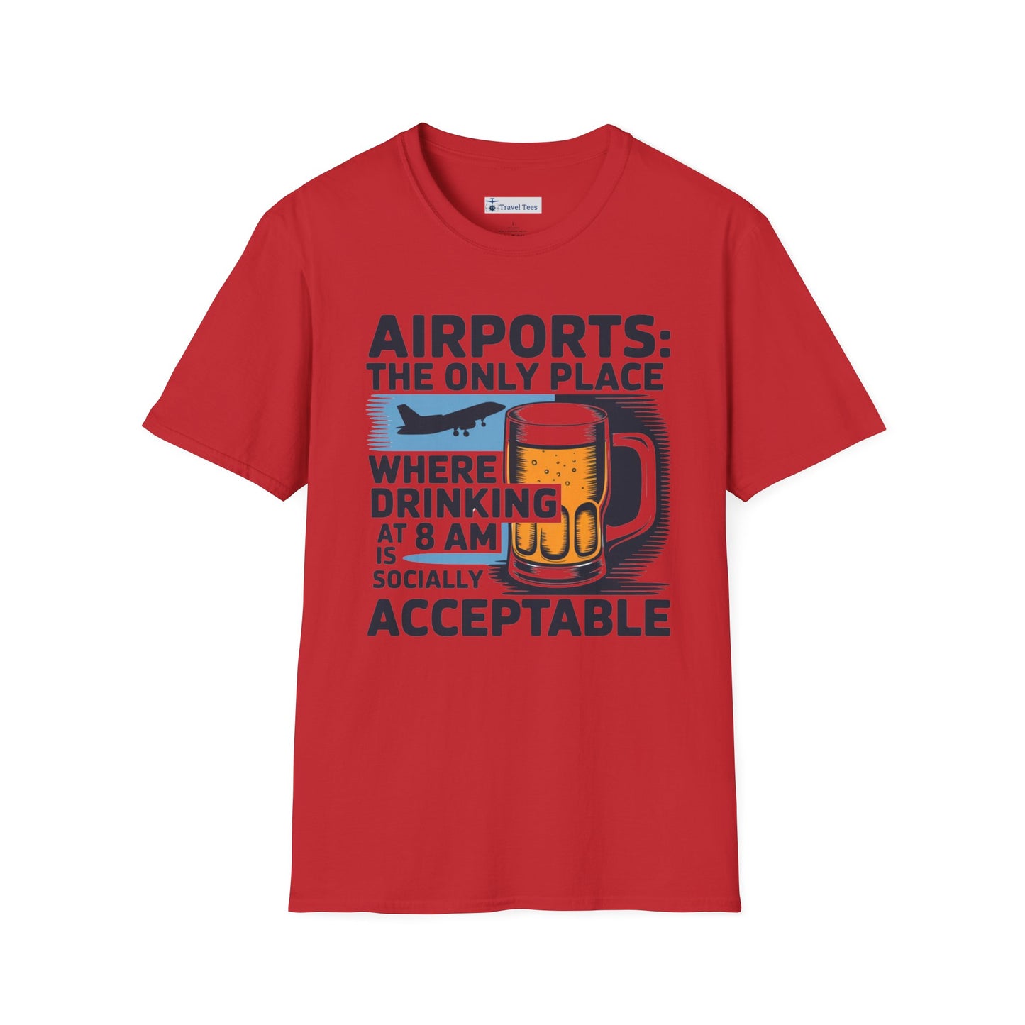 Airports: 8 AM Happy Hour Tee