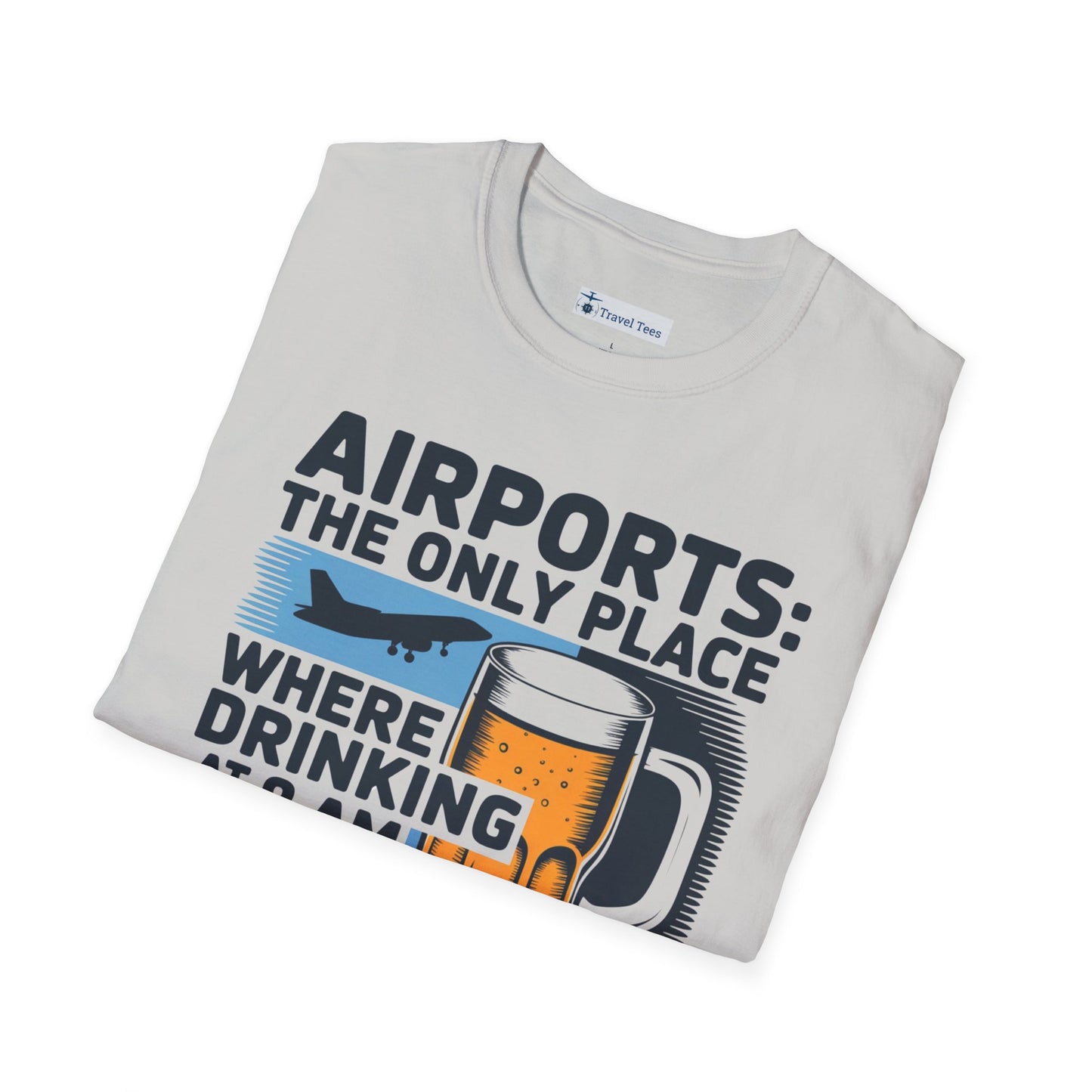 Airports: 8 AM Happy Hour Tee