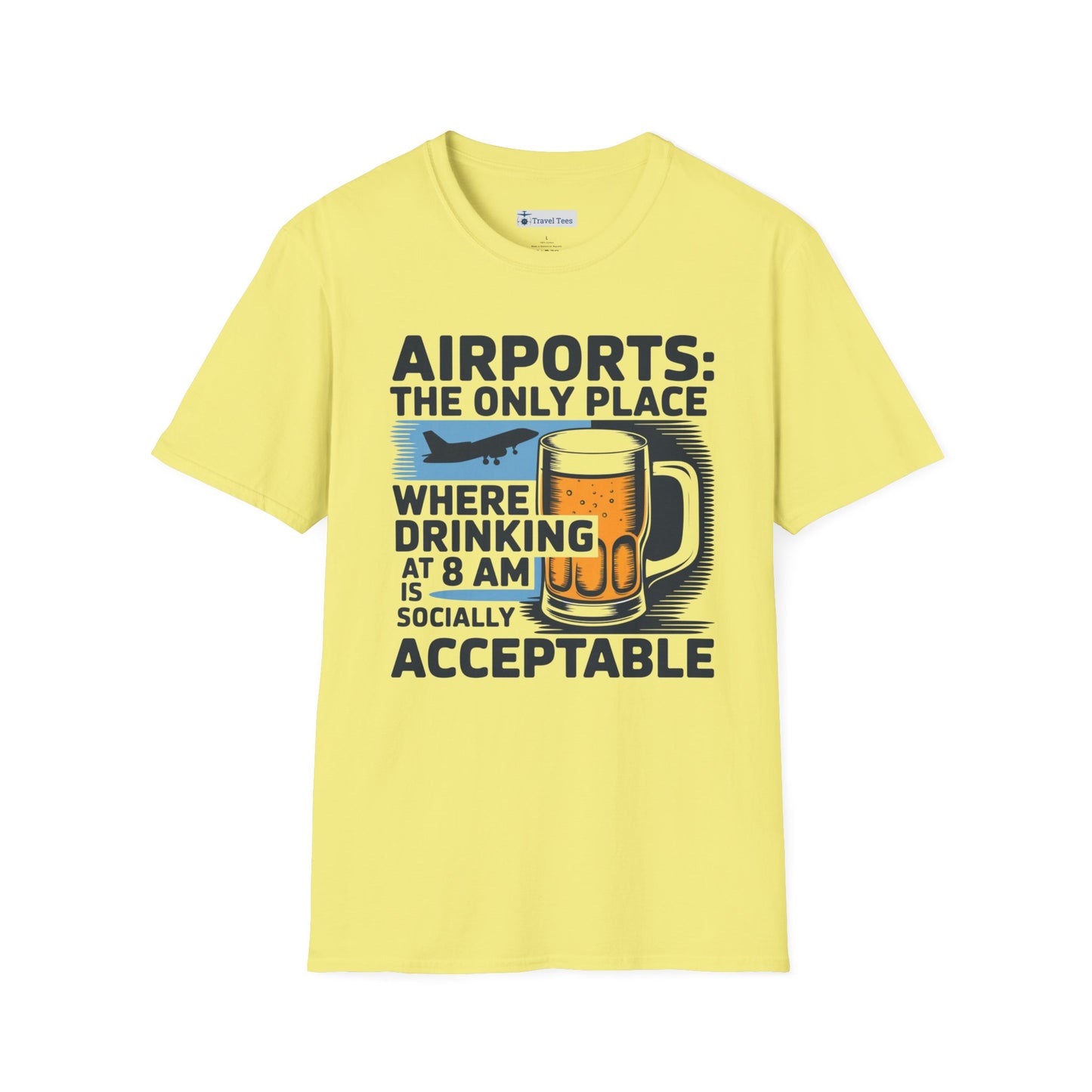Airports: 8 AM Happy Hour Tee