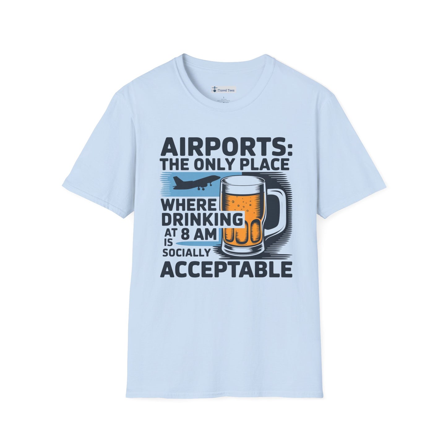 Airports: 8 AM Happy Hour Tee