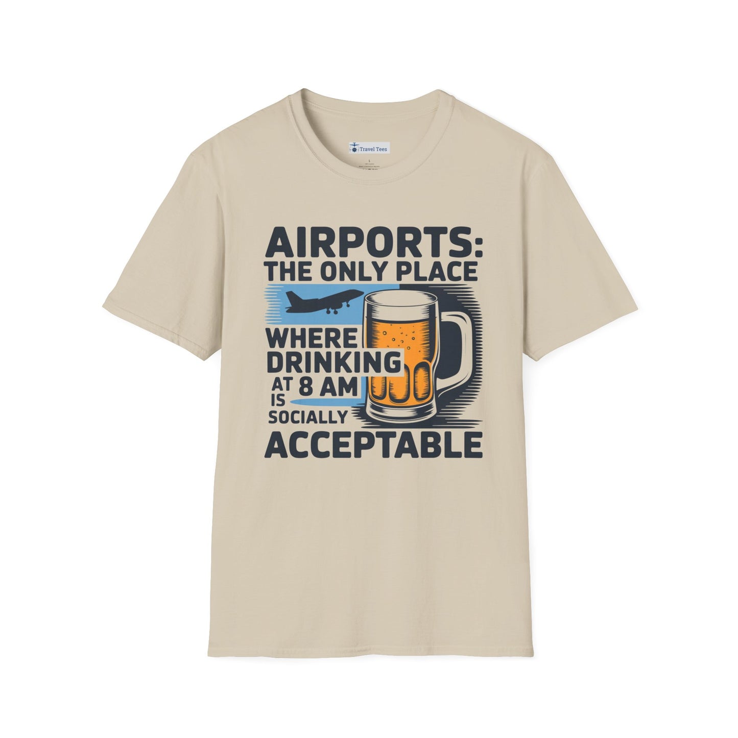 Airports: 8 AM Happy Hour Tee