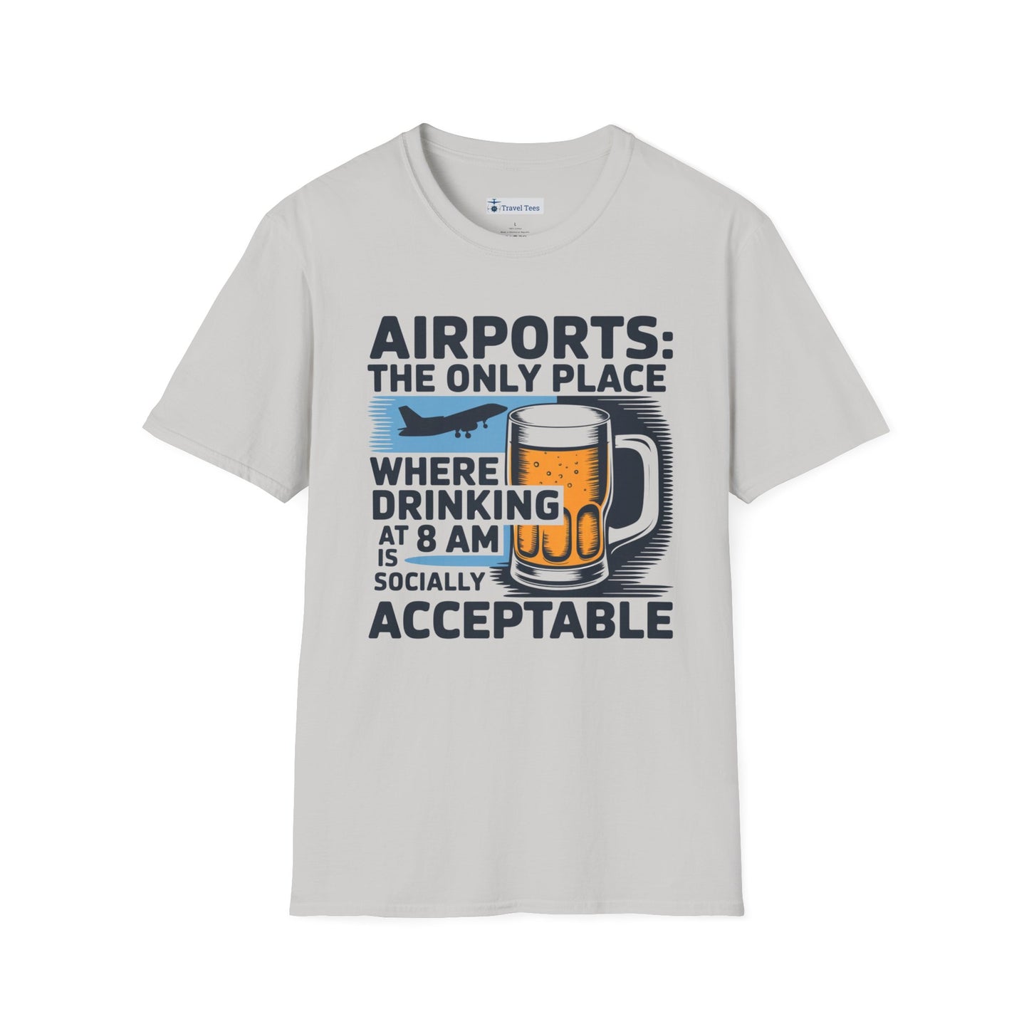 Airports: 8 AM Happy Hour Tee