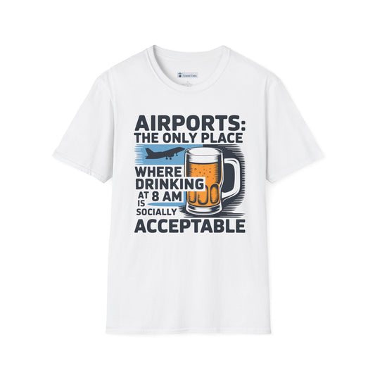 Airports: 8 AM Happy Hour Tee